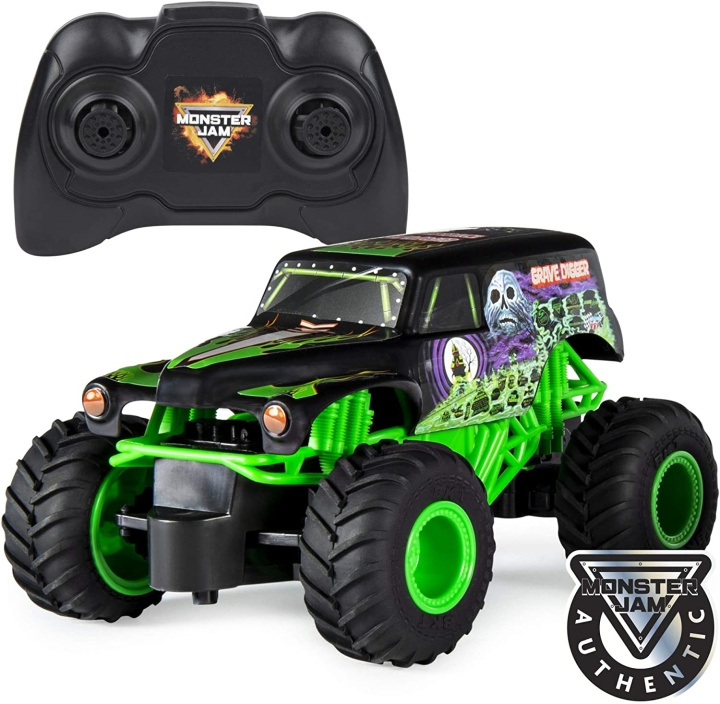 Monster Jam Grave Digger RC skala 1:24 (6044955) i gruppen LEGETØJ, BØRN & BABY / Legetøj / Legetøjsbiler hos TP E-commerce Nordic AB (D06470)