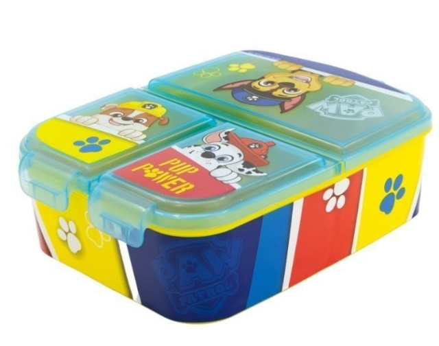 Paw Patrol Stor - Sandwichboks med flere rum - Paw Patrol (088808735-74620) i gruppen LEGETØJ, BØRN & BABY / Mad & Drikke / Børnebestik og tallerkener hos TP E-commerce Nordic AB (D06482)