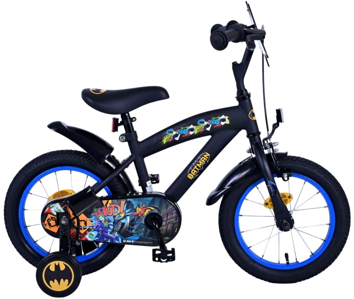 Volare Børnecykel 14 - Batman (21530-SACB) i gruppen LEGETØJ, BØRN & BABY / Udeleg & Sport / Cykler og scootere hos TP E-commerce Nordic AB (D06483)