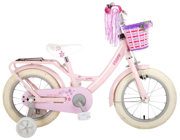 Volare Børnecykel 14 - Ashley Girl Pink (21471) i gruppen LEGETØJ, BØRN & BABY / Udeleg & Sport / Cykler og scootere hos TP E-commerce Nordic AB (D06512)