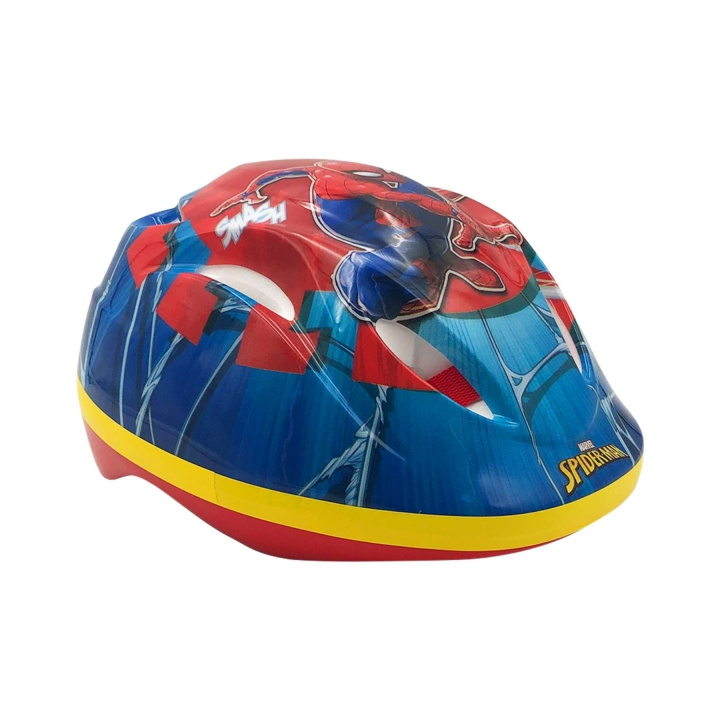 Volare Cykelhjelm 51-55 cm - Spiderman (969) i gruppen SPORT, FRITID & HOBBY / Sportsudstyr / Cykel tilbehør / Hjelme hos TP E-commerce Nordic AB (D06513)