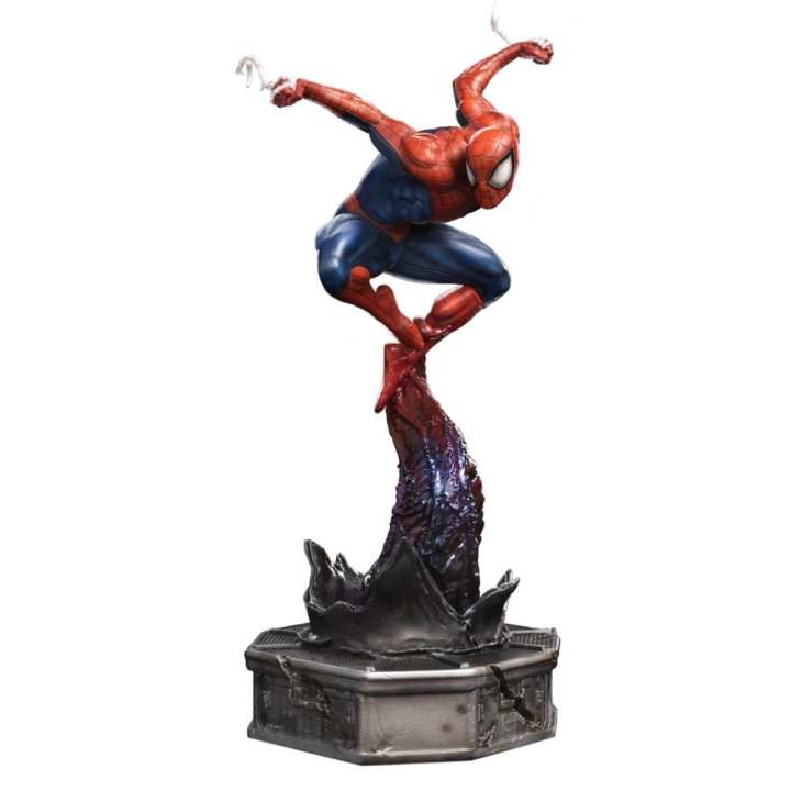 Spiderman Spider-man vs Villains - Spider-Man statue skala 1/10 i gruppen SPORT, FRITID & HOBBY / Sjove gadgets / Samlergenstande hos TP E-commerce Nordic AB (D06524)