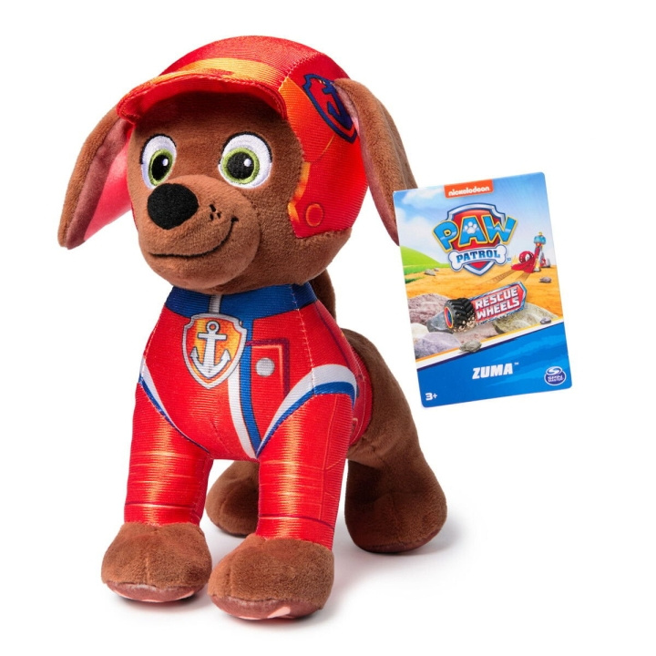 Paw Patrol Rescue Wheels - Basic Plush - Zuma (19 cm) i gruppen LEGETØJ, BØRN & BABY / Babyleg (0-3 år) / Tøjdyr hos TP E-commerce Nordic AB (D06544)