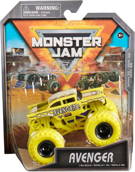 Monster Jam 1:64 Enkeltpakke - Avenger i gruppen LEGETØJ, BØRN & BABY / Legetøj / Legetøjsbiler hos TP E-commerce Nordic AB (D06568)