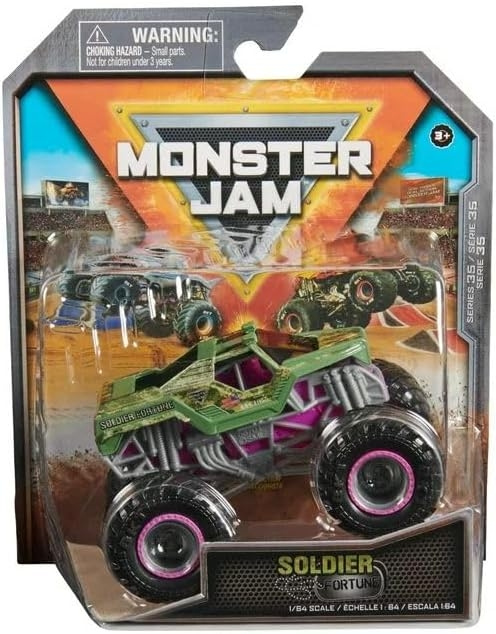 Monster Jam 1:64 Enkeltpakke - Soldat i gruppen LEGETØJ, BØRN & BABY / Legetøj / Legetøjsbiler hos TP E-commerce Nordic AB (D06570)