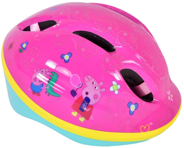 Volare Cykelhjelm 51-55 cm - Peppa Pig (897) i gruppen SPORT, FRITID & HOBBY / Sportsudstyr / Cykel tilbehør / Hjelme hos TP E-commerce Nordic AB (D06573)