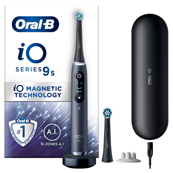 Oral B iO9S Black Onyx elektrisk tandbørste i gruppen SKØNHED & HELSE / Oral pleje / Elektriske tandbørster hos TP E-commerce Nordic AB (D06585)