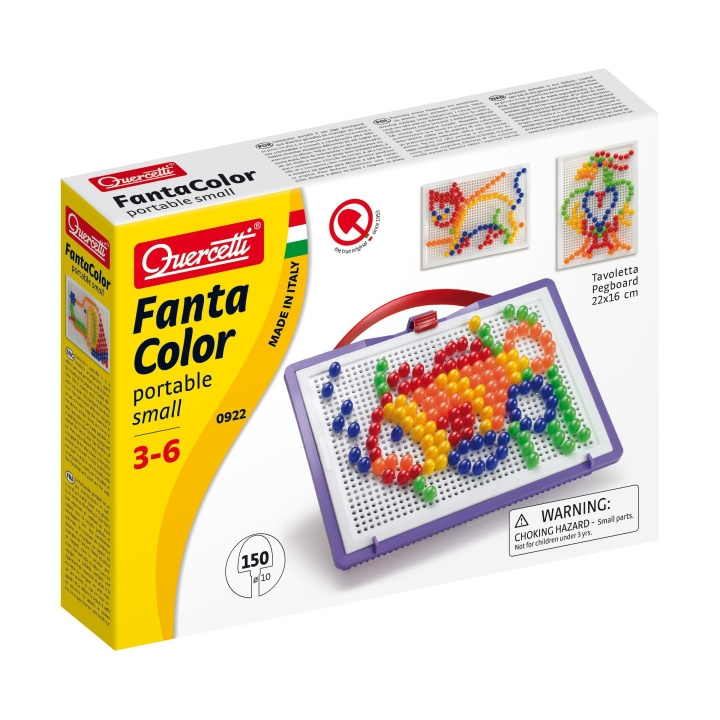 Quercetti Fanta Color Tab 150 stk. - (QU-922) i gruppen SPORT, FRITID & HOBBY / Hobby / Perler / Perleplader & Perler hos TP E-commerce Nordic AB (D06590)