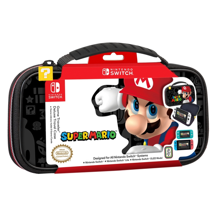 Nintendo Switch Deluxe rejsetaske (Super Mario) i gruppen HJEMMEELEKTRONIK / Spilkonsoller og tilbehør / Nintendo Switch / Tilbehør hos TP E-commerce Nordic AB (D06630)