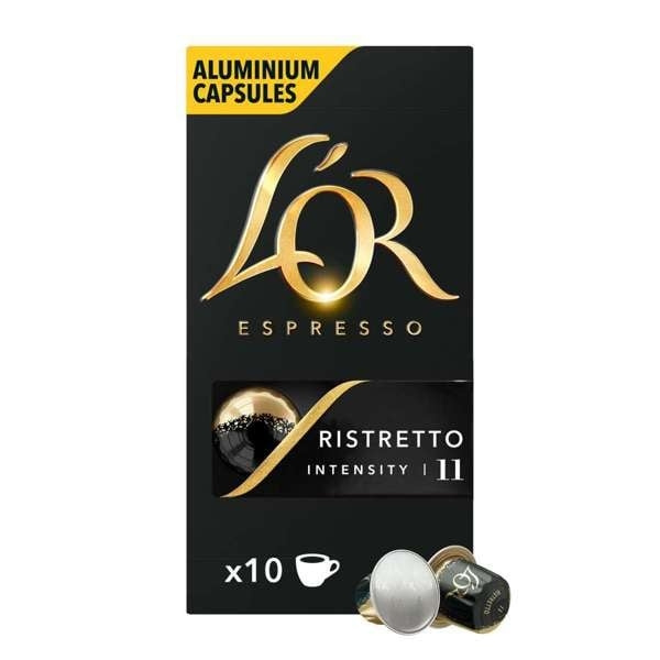 Philips L\'Or L\'OR Capsules - Ristretto kaffekapsel - 10 stk i gruppen HJEM, HUS & HAVE / Husholdningsapparater / Kaffe og espresso / Kaffekapslar hos TP E-commerce Nordic AB (D06633)