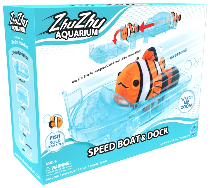 Zhu Zhu Pets Zhu Zhu fisk - båd/dok (Z1002) i gruppen LEGETØJ, BØRN & BABY / Udeleg & Sport / Vandleg, bad og strand hos TP E-commerce Nordic AB (D06691)