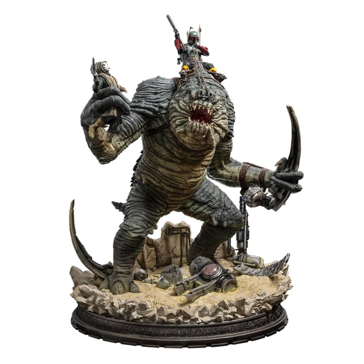 Star Wars Boba Fett & Rancor Statue Demi Scale 1/20 i gruppen SPORT, FRITID & HOBBY / Sjove gadgets / Samlergenstande hos TP E-commerce Nordic AB (D06692)