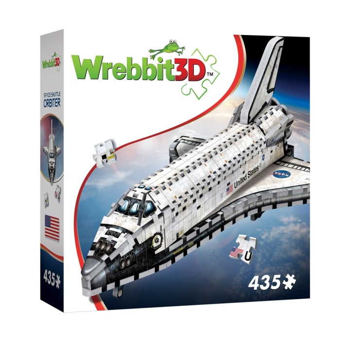 Wrebbit 3D-puslespil - Rumfærgen Orbiter (40970047) i gruppen SPORT, FRITID & HOBBY / Hobby / Puslespil hos TP E-commerce Nordic AB (D06714)