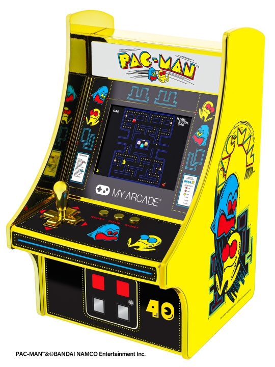 My Arcade Micro Player PacMan 40 års jubilæum i gruppen HJEMMEELEKTRONIK / Spilkonsoller og tilbehør / Øvrige spil hos TP E-commerce Nordic AB (D06722)