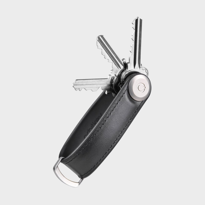 Orbitkey Nøgleholder i hybridlæder - sort i gruppen SPORT, FRITID & HOBBY / Sjove gadgets / Smarte løsninger hos TP E-commerce Nordic AB (D06803)