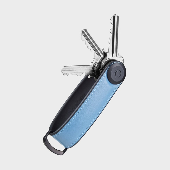 Orbitkey Nøgleholder i hybridlæder - Lake Blue i gruppen SPORT, FRITID & HOBBY / Sjove gadgets / Smarte løsninger hos TP E-commerce Nordic AB (D06804)