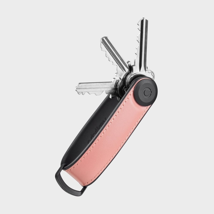 Orbitkey Nøgleholder i hybridlæder - pastelrosa i gruppen SPORT, FRITID & HOBBY / Sjove gadgets / Smarte løsninger hos TP E-commerce Nordic AB (D06806)