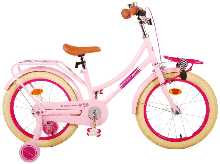 Volare Børnecykel 18 Excellent - Pink (21778) i gruppen LEGETØJ, BØRN & BABY / Udeleg & Sport / Cykler og scootere hos TP E-commerce Nordic AB (D07051)