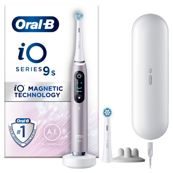 Oral B iO9S Rose Quartz elektrisk tandbørste i gruppen SKØNHED & HELSE / Oral pleje / Elektriske tandbørster hos TP E-commerce Nordic AB (D07144)