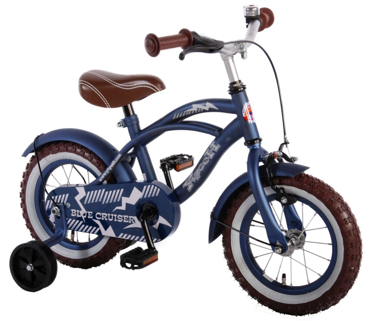 Volare Børnecykel 12\'\' - Blue Cruiser (51201) i gruppen LEGETØJ, BØRN & BABY / Udeleg & Sport / Cykler og scootere hos TP E-commerce Nordic AB (D07203)