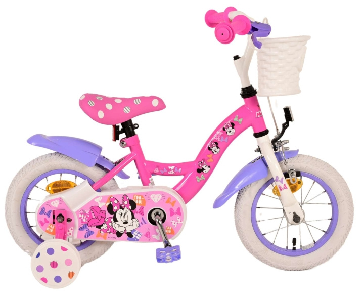 Volare Børnecykel 12 - Minnie Cutest Ever! (21264-SACB) i gruppen LEGETØJ, BØRN & BABY / Udeleg & Sport / Cykler og scootere hos TP E-commerce Nordic AB (D07208)