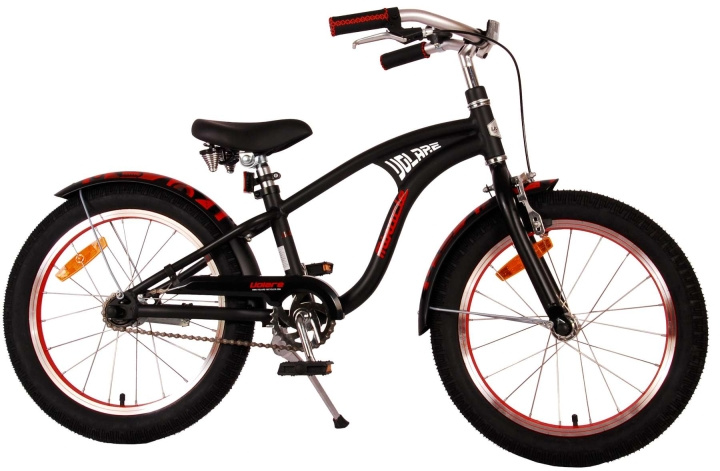 Volare Children\'s Bicycle 18 - Miracle Cruiser Matt Black (21885) i gruppen LEGETØJ, BØRN & BABY / Udeleg & Sport / Cykler og scootere hos TP E-commerce Nordic AB (D07221)