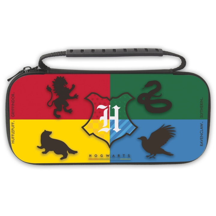 Trade Invaders Harry Potter - Slim carrying case - 4 Houses i gruppen HJEMMEELEKTRONIK / Spilkonsoller og tilbehør / Nintendo Switch hos TP E-commerce Nordic AB (D07233)