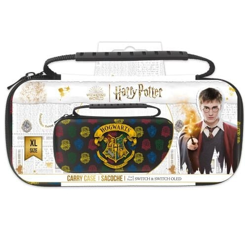 Trade Invaders Harry Potter - XL-etui til Switch og Switch Oled - flerfarvet - 4 huse i gruppen HJEMMEELEKTRONIK / Spilkonsoller og tilbehør / Nintendo Switch hos TP E-commerce Nordic AB (D07235)