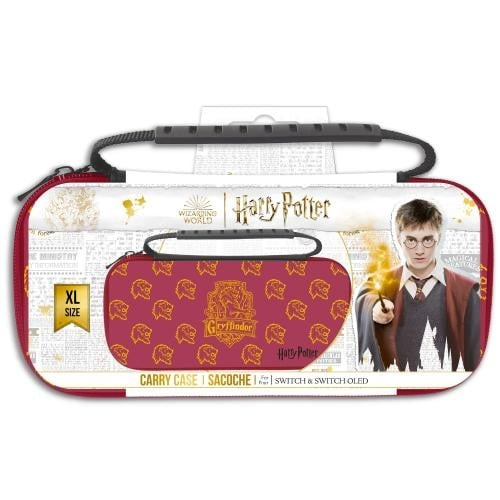 Trade Invaders Harry Potter - XL-etui til Switch og Switch Oled - Rød - Gryffindor i gruppen HJEMMEELEKTRONIK / Spilkonsoller og tilbehør / Nintendo Switch / Tilbehør hos TP E-commerce Nordic AB (D07255)