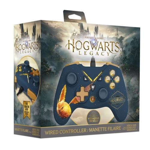 Trade Invaders Harry Potter - kablet controller til Xbox One/ PC med 3M-kabel - Golden Vivet i gruppen HJEMMEELEKTRONIK / Spilkonsoller og tilbehør / Xbox Series X hos TP E-commerce Nordic AB (D07257)