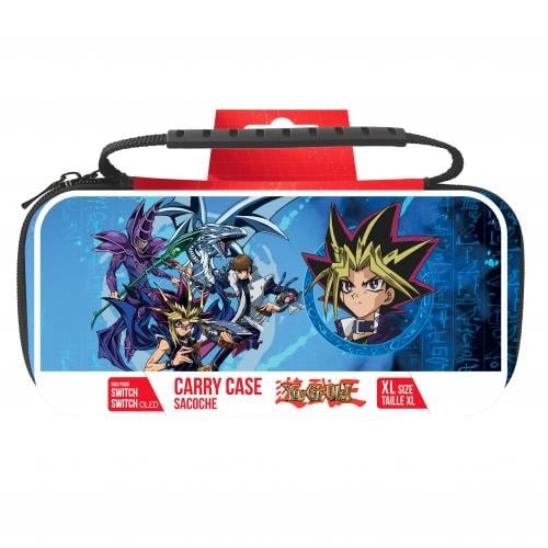 Trade Invaders Yu-Gi-Oh! - XL-taske til Switch og Switch Oled - Blå - Gruppe i gruppen HJEMMEELEKTRONIK / Spilkonsoller og tilbehør / Nintendo Switch hos TP E-commerce Nordic AB (D07260)