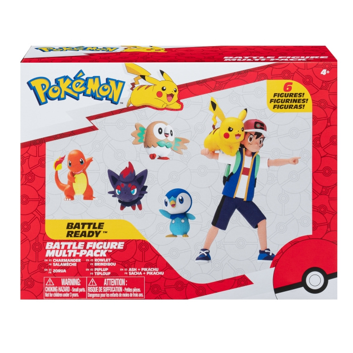 Pokémon Battle Figure Multipack W Feature Figure (PKW3781) i gruppen LEGETØJ, BØRN & BABY / Legetøj / Figurer, miniaturer og tilbehør hos TP E-commerce Nordic AB (D07280)