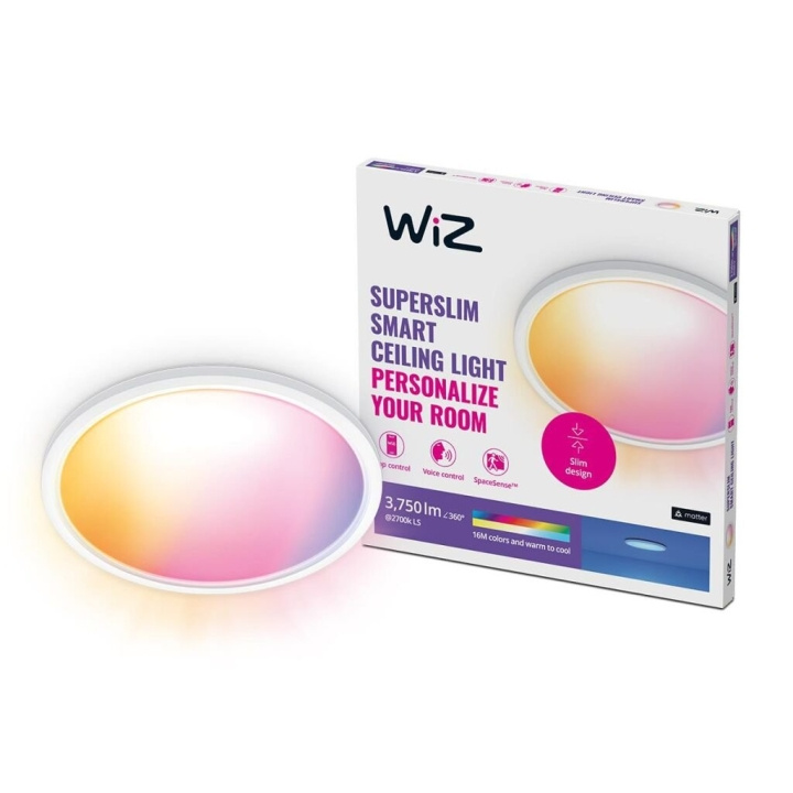 WiZ SuperSlim WiZ Loft 32W W 22-65K RGB i gruppen LEGETØJ, BØRN & BABY / Børneværelse / Belysning til børn / Loftslamper og væglamper hos TP E-commerce Nordic AB (D07329)