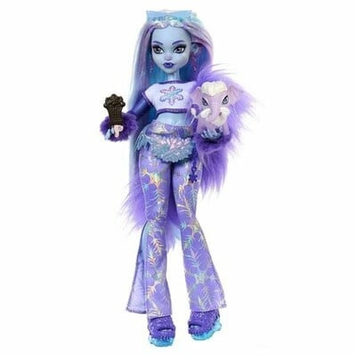 Monster High Dukke med kæledyr - Abbey (HNF64) i gruppen LEGETØJ, BØRN & BABY / Legetøj / Docks og tilbehør hos TP E-commerce Nordic AB (D07349)