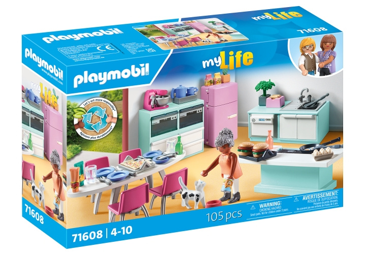 Playmobil Køkken med spiseplads (71608) i gruppen LEGETØJ, BØRN & BABY / Legetøj / Legesæt hos TP E-commerce Nordic AB (D07372)