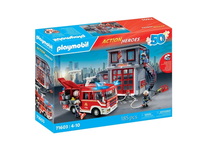 Playmobil 50YR Fire Rescue Mega-sæt (71603) i gruppen LEGETØJ, BØRN & BABY / Legetøj / Figurer, miniaturer og tilbehør hos TP E-commerce Nordic AB (D07384)