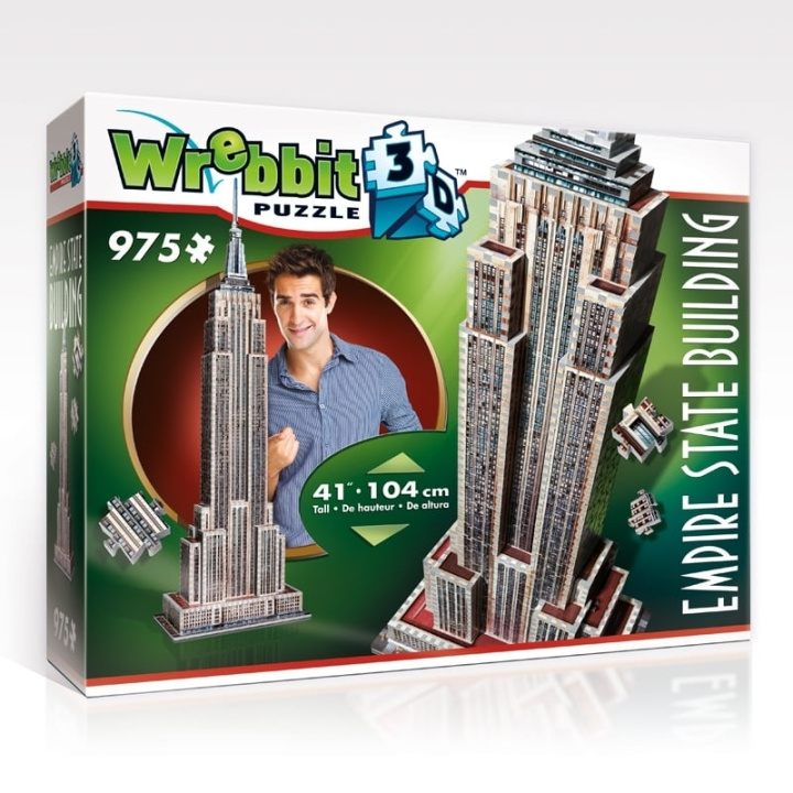 Wrebbit 3D-puslespil - Empire State Building (40970027) i gruppen SPORT, FRITID & HOBBY / Hobby / Puslespil hos TP E-commerce Nordic AB (D07428)