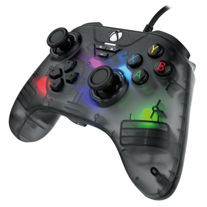 Snakebyte GamePad RGB X (røggrå) - XBOX/PC i gruppen HJEMMEELEKTRONIK / Spilkonsoller og tilbehør / Xbox Series X / Tilbehør hos TP E-commerce Nordic AB (D07452)