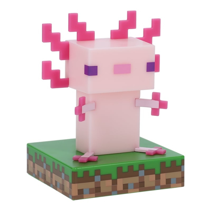 Paladone Minecraft - Axolotl-ikonlampe i gruppen LEGETØJ, BØRN & BABY / Børneværelse / Belysning til børn / Bordlamper hos TP E-commerce Nordic AB (D07465)