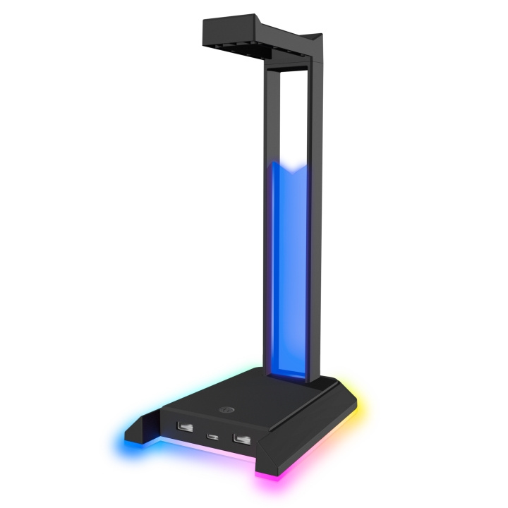 Speedlink EXCELLO NX RGB Headset Stand, USB 2.0 Hub, sort i gruppen COMPUTERTILBEHØR / GAMING / Gaming tilbehør hos TP E-commerce Nordic AB (D07478)