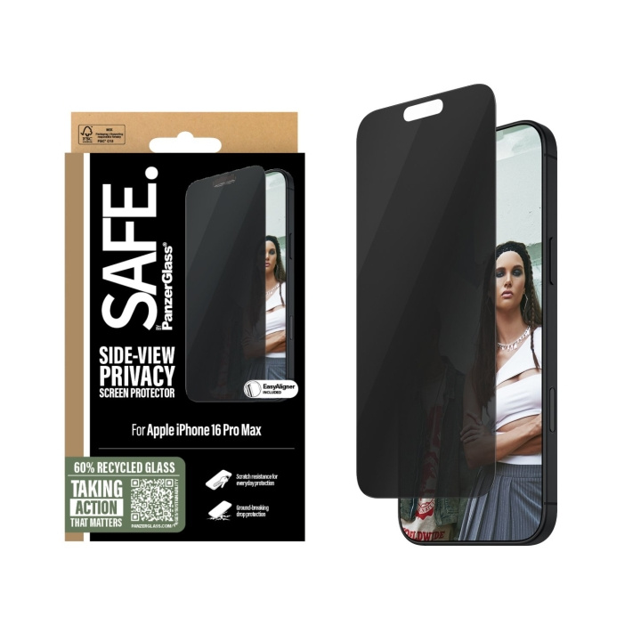 PanzerGlass SAFE - Skærmbeskyttelse - iPhone 16 Pro Max - Ultra bred pasform i gruppen SMARTPHONES & TABLETS / Mobil Beskyttelse / Apple / iPhone 16 hos TP E-commerce Nordic AB (D07526)