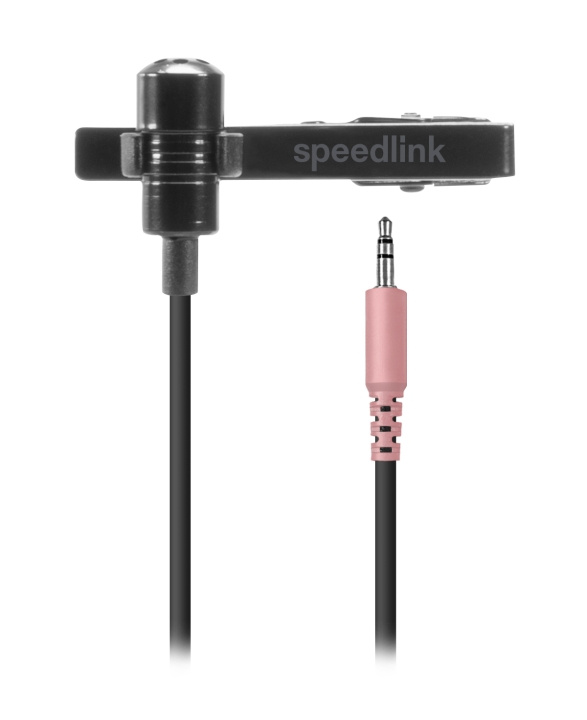 Speedlink SPES Clip-On-mikrofon, sort i gruppen COMPUTERTILBEHØR / Computer Tilbehør / Mikrofoner hos TP E-commerce Nordic AB (D07533)