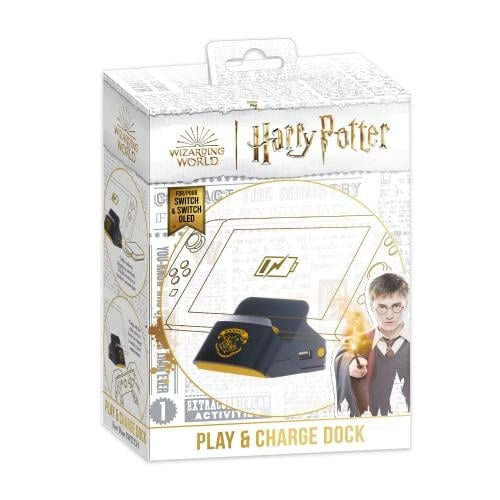 Trade Invaders Harry Potter-Nintendo Switch 2-i-1-dockingstation og stander-Sort Hogwarts i gruppen HJEMMEELEKTRONIK / Spilkonsoller og tilbehør / Nintendo Switch hos TP E-commerce Nordic AB (D07536)