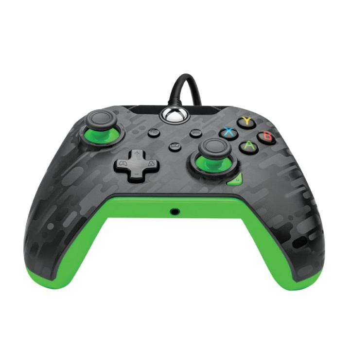 PDP Gaming Kablet controller Xbox Series X Carbon - Neon ( Grøn ) i gruppen HJEMMEELEKTRONIK / Spilkonsoller og tilbehør / Xbox Series X / Tilbehør hos TP E-commerce Nordic AB (D07629)