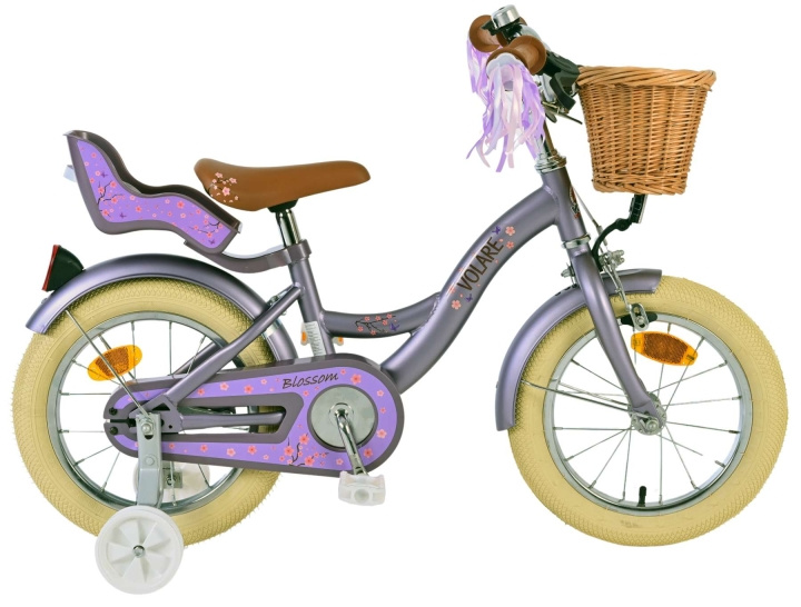 Volare Børnecykel 14 - Blossom Purple (31442) i gruppen LEGETØJ, BØRN & BABY / Udeleg & Sport / Cykler og scootere hos TP E-commerce Nordic AB (D07643)