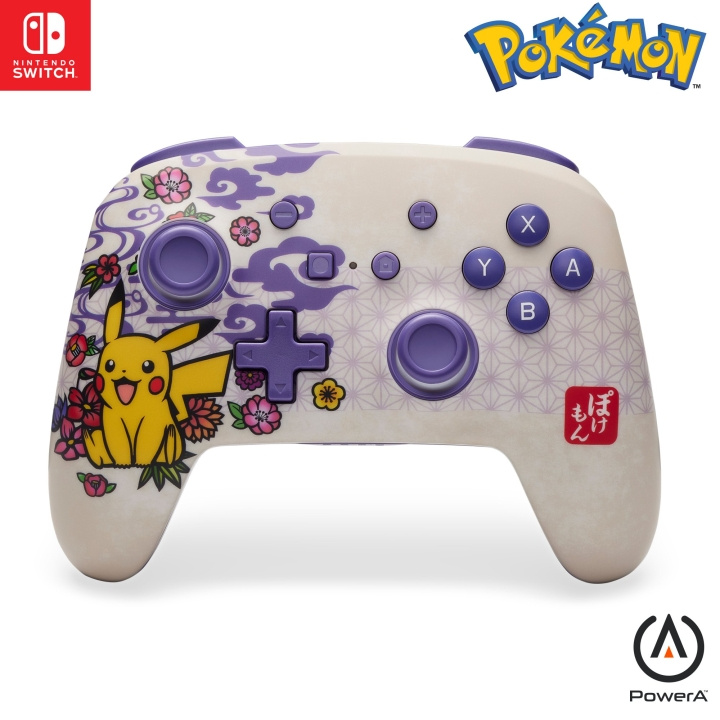 PowerA Forbedret trådløs controller - Pikachu Blossom (Nintendo Switch) i gruppen HJEMMEELEKTRONIK / Spilkonsoller og tilbehør / Nintendo Switch / Tilbehør hos TP E-commerce Nordic AB (D07687)