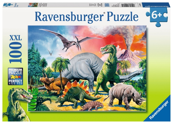 Ravensburger Blandt dinosaurerne - 100p - 10957 i gruppen SPORT, FRITID & HOBBY / Hobby / Puslespil hos TP E-commerce Nordic AB (D07727)