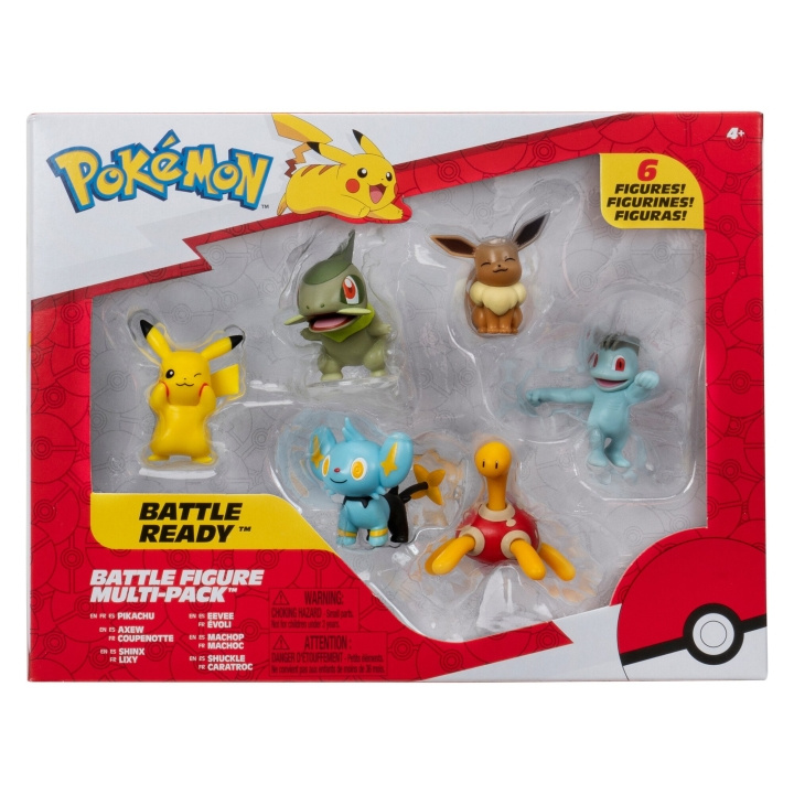 Pokémon Battle Figure 6 Pk (PKW3614) i gruppen LEGETØJ, BØRN & BABY / Legetøj / Figurer, miniaturer og tilbehør hos TP E-commerce Nordic AB (D07728)