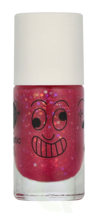 Nailmatic Kids Nail Polish 8 ml Clear Raspberry Glitter i gruppen SKØNHED & HELSE / Manicure / pedicure / Neglelak hos TP E-commerce Nordic AB (D07829)