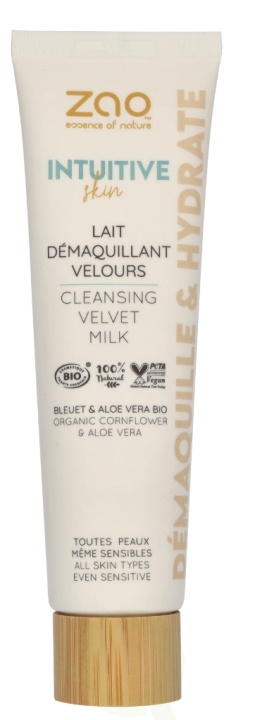 Zao Intuitive Skin Cleansing Velvet Milk 100 ml Organic Cornflower & Aloe Vera i gruppen SKØNHED & HELSE / Hudpleje / Ansigt / Ansigtscreme hos TP E-commerce Nordic AB (D07848)